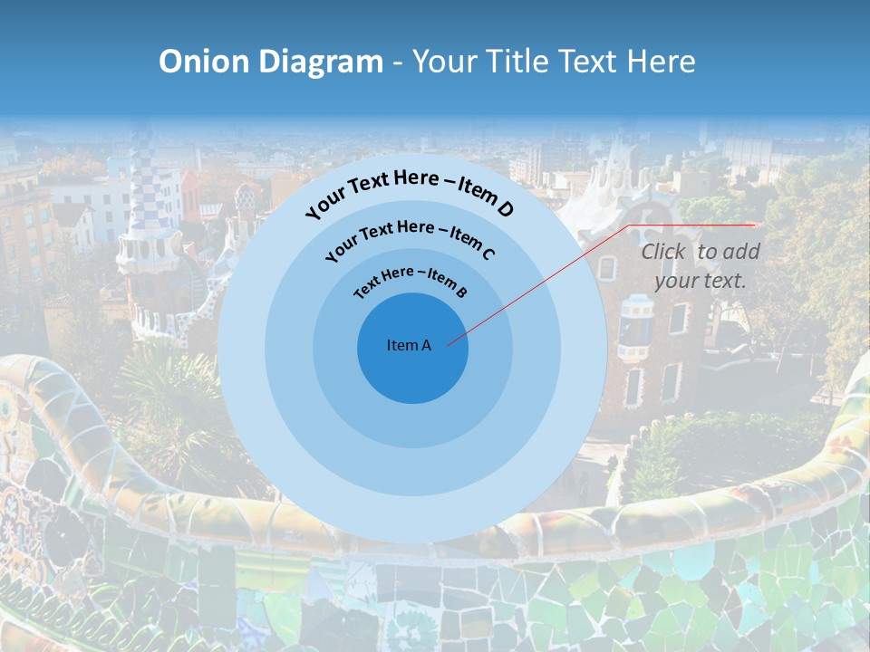 Cathedral Barcelona Geometry PowerPoint Template