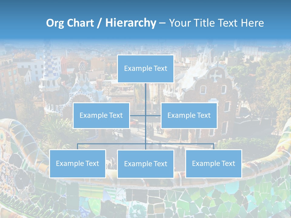 Cathedral Barcelona Geometry PowerPoint Template