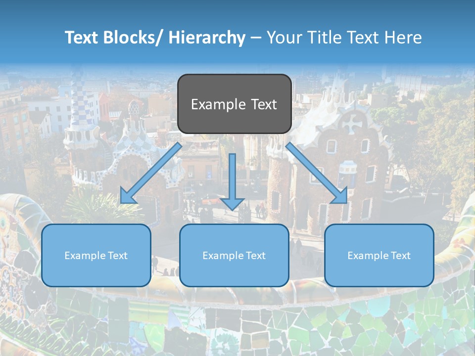 Cathedral Barcelona Geometry PowerPoint Template