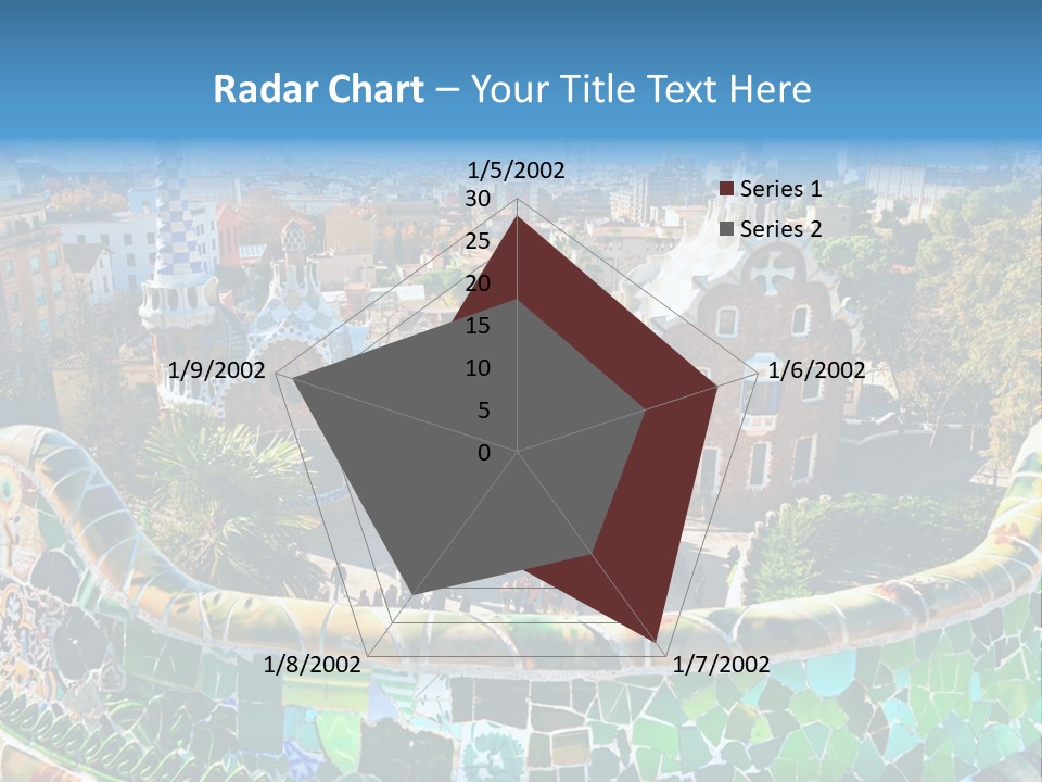 Cathedral Barcelona Geometry PowerPoint Template