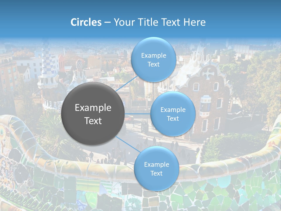 Cathedral Barcelona Geometry PowerPoint Template