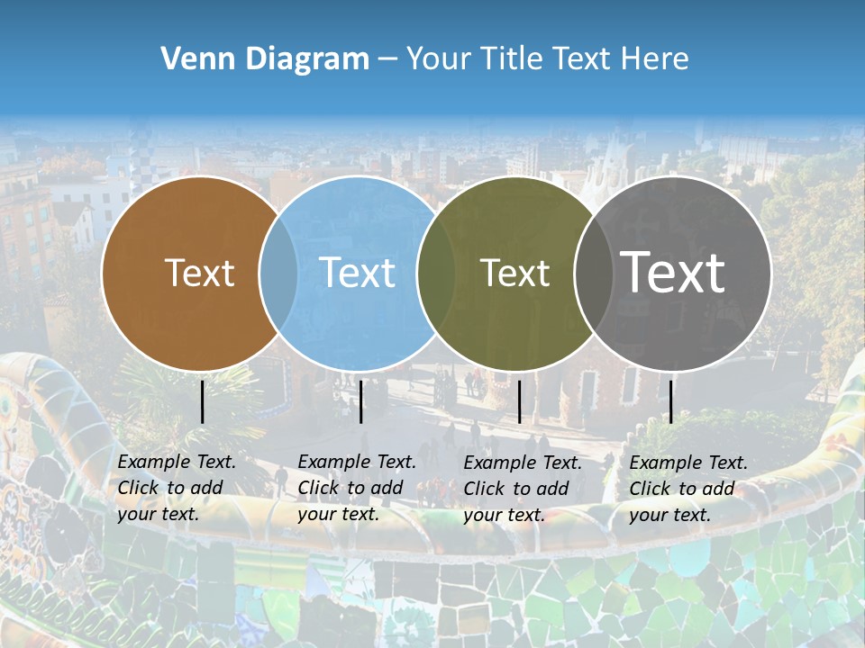 Cathedral Barcelona Geometry PowerPoint Template