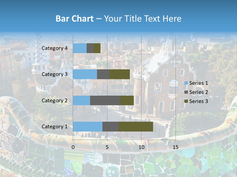 Cathedral Barcelona Geometry PowerPoint Template