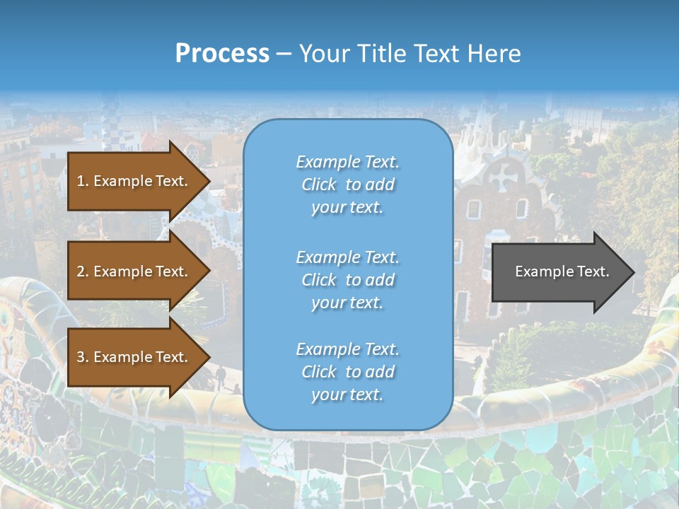 Cathedral Barcelona Geometry PowerPoint Template