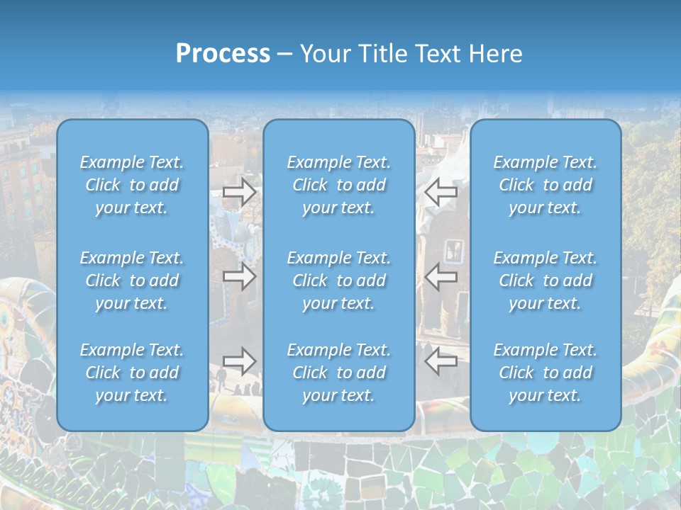 Cathedral Barcelona Geometry PowerPoint Template
