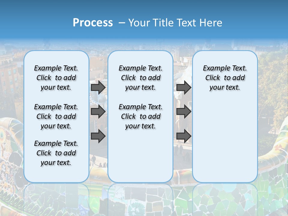 Cathedral Barcelona Geometry PowerPoint Template