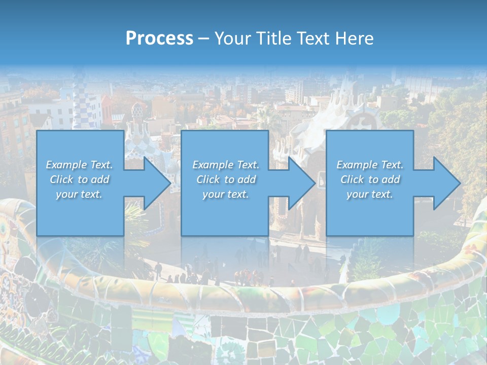 Cathedral Barcelona Geometry PowerPoint Template