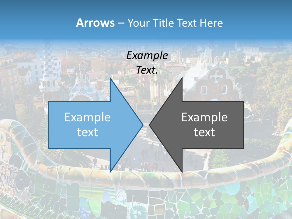 Cathedral Barcelona Geometry PowerPoint Template