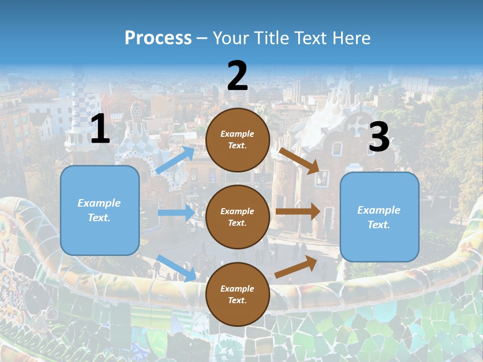 Cathedral Barcelona Geometry PowerPoint Template