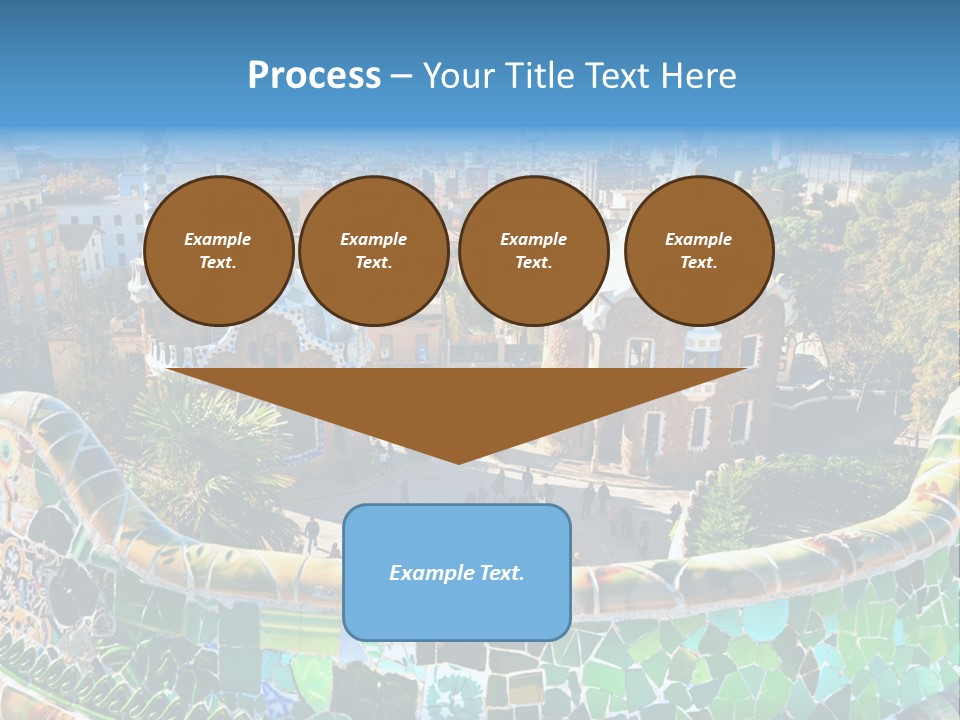 Cathedral Barcelona Geometry PowerPoint Template