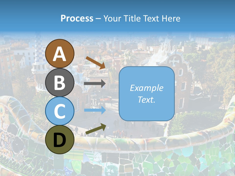 Cathedral Barcelona Geometry PowerPoint Template