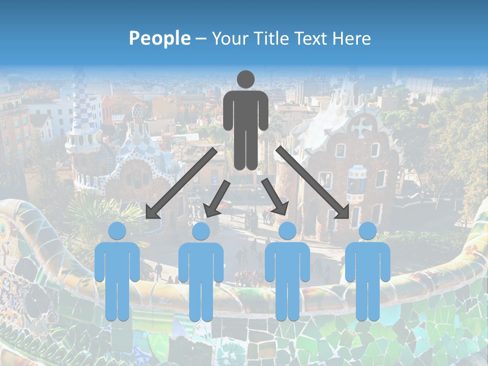 Cathedral Barcelona Geometry PowerPoint Template