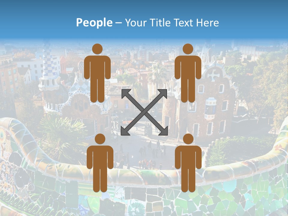 Cathedral Barcelona Geometry PowerPoint Template