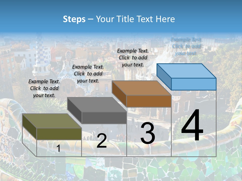 Cathedral Barcelona Geometry PowerPoint Template