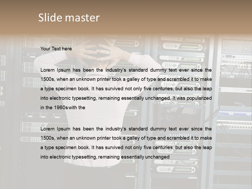 Assistence Error Engineer PowerPoint Template