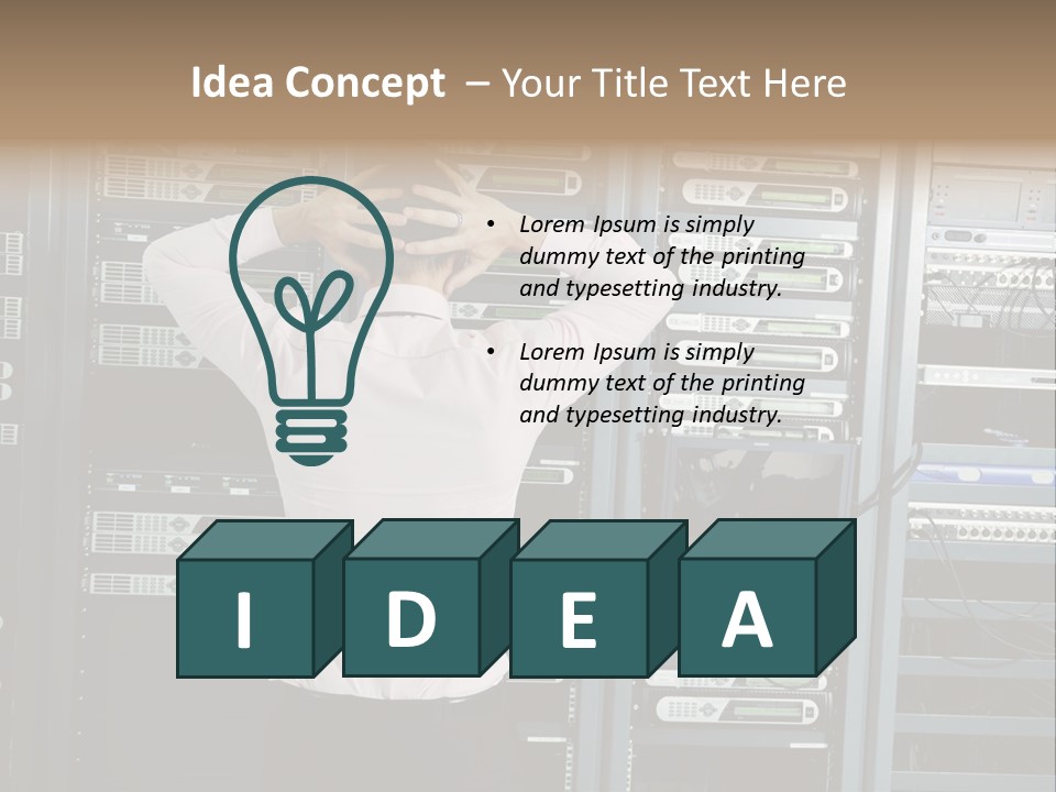 Assistence Error Engineer PowerPoint Template