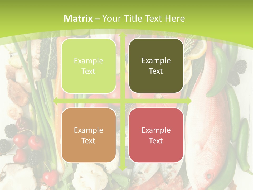 Shallots Health Closeup PowerPoint Template
