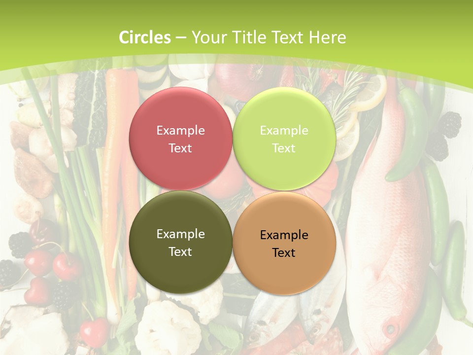 Shallots Health Closeup PowerPoint Template