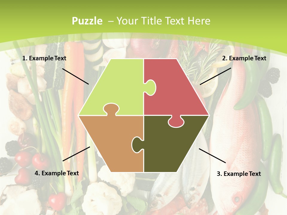 Shallots Health Closeup PowerPoint Template