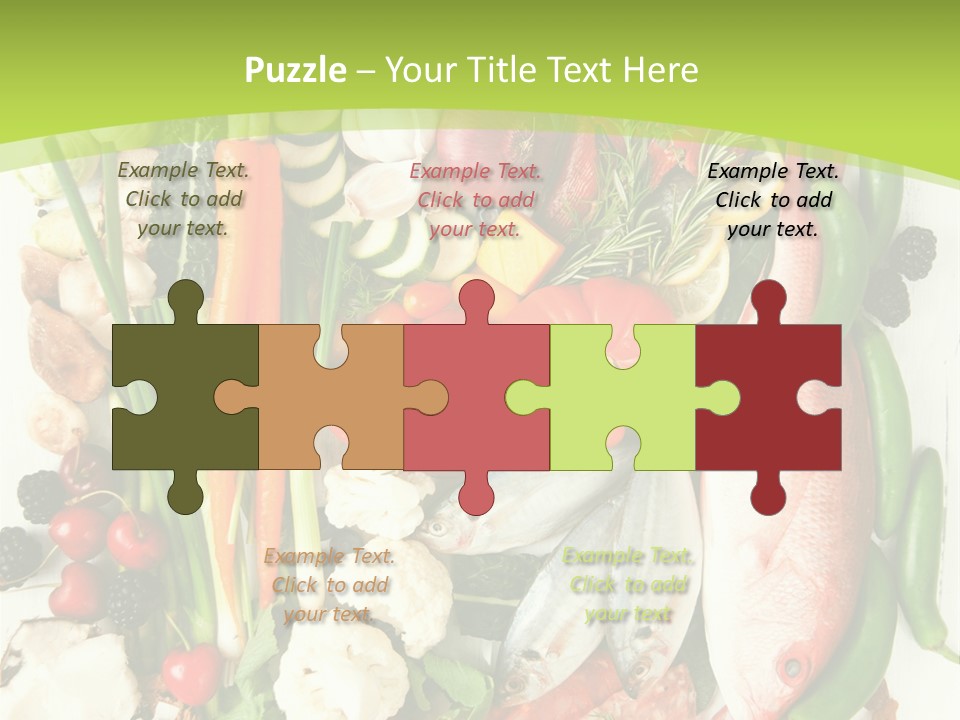 Shallots Health Closeup PowerPoint Template