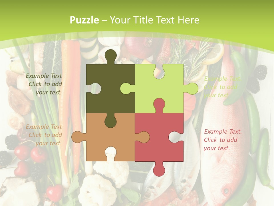 Shallots Health Closeup PowerPoint Template