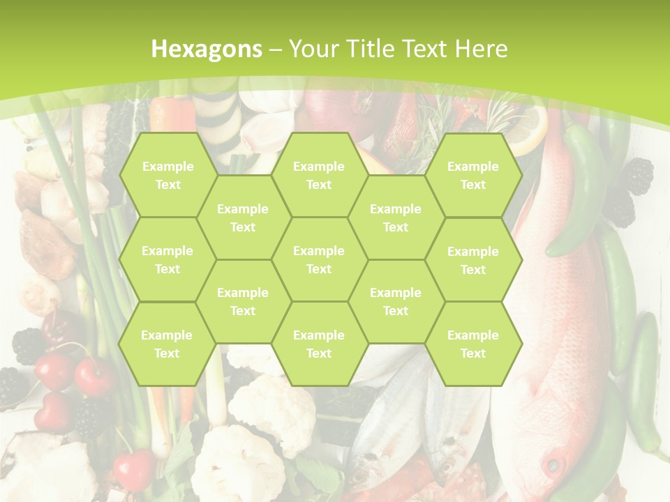 Shallots Health Closeup PowerPoint Template