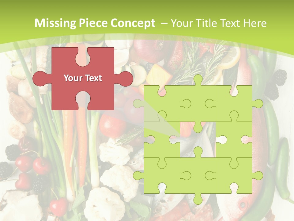 Shallots Health Closeup PowerPoint Template