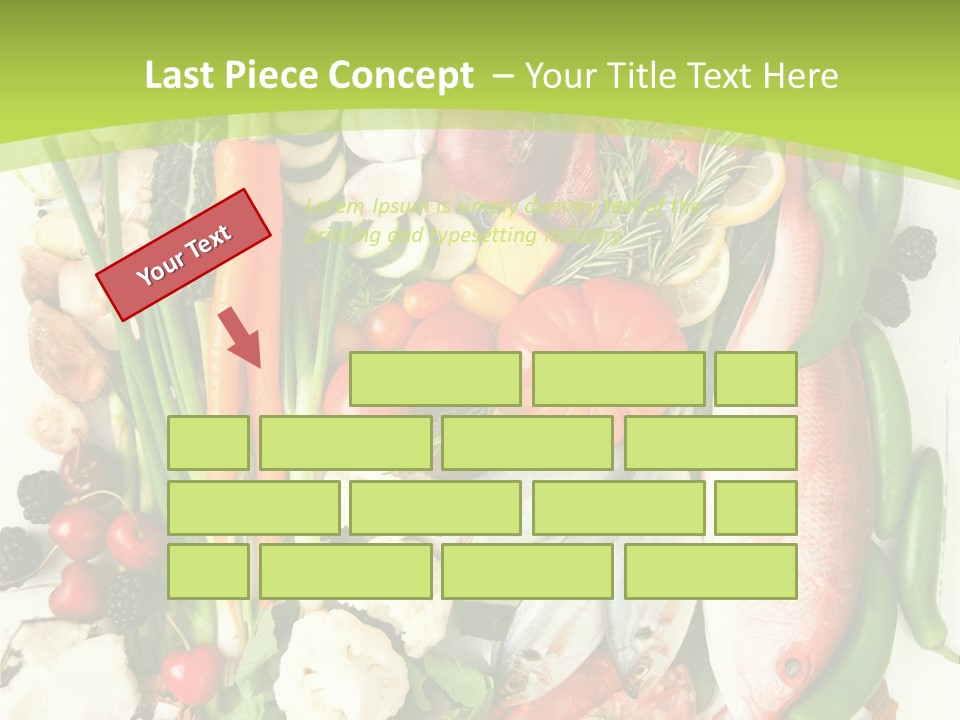 Shallots Health Closeup PowerPoint Template