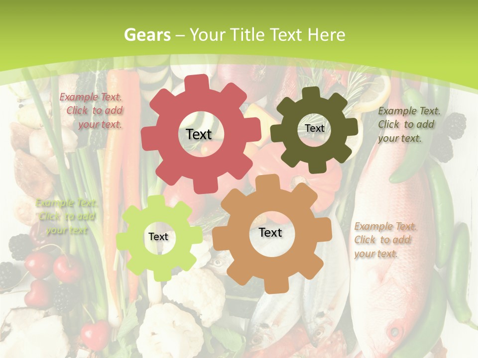 Shallots Health Closeup PowerPoint Template