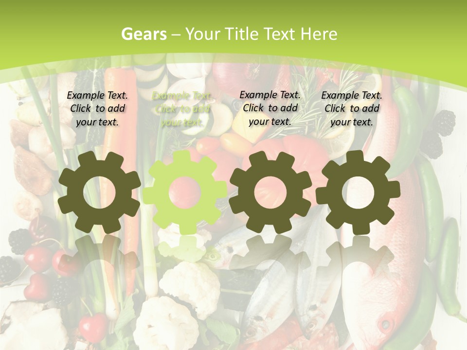 Shallots Health Closeup PowerPoint Template