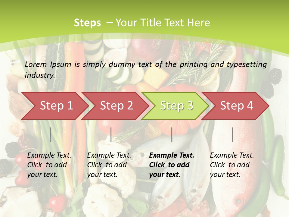 Shallots Health Closeup PowerPoint Template