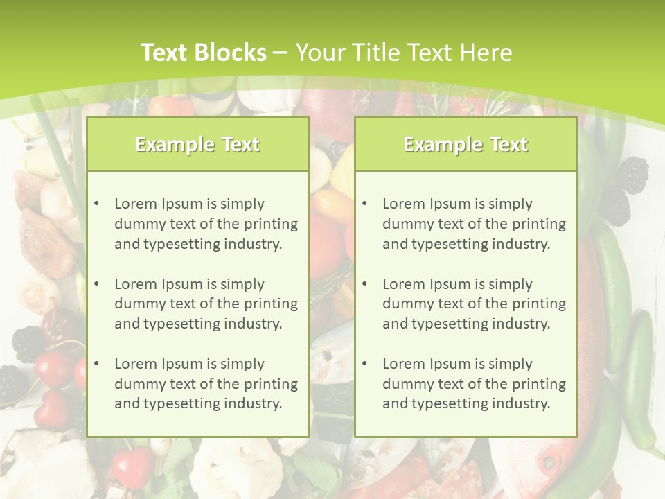 Shallots Health Closeup PowerPoint Template