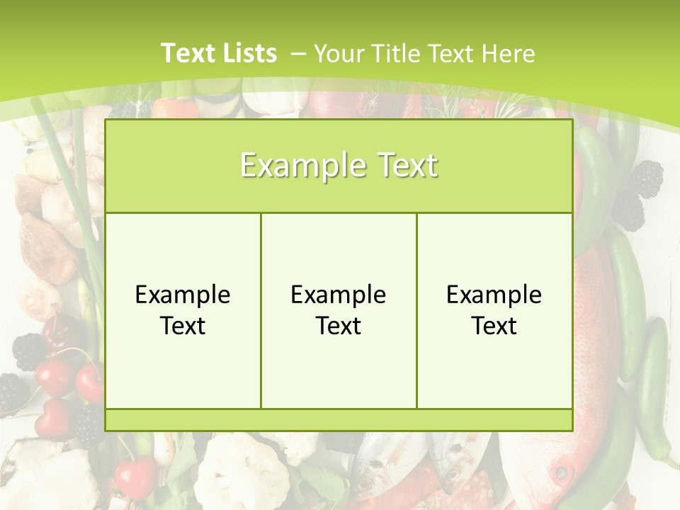 Shallots Health Closeup PowerPoint Template