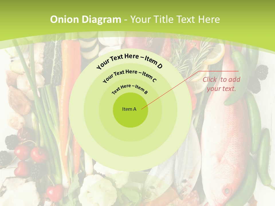 Shallots Health Closeup PowerPoint Template
