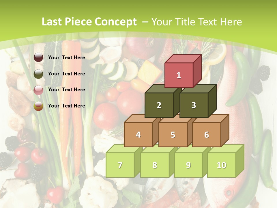 Shallots Health Closeup PowerPoint Template