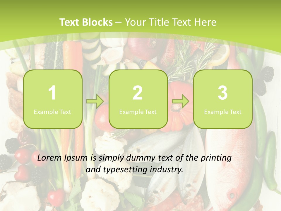 Shallots Health Closeup PowerPoint Template