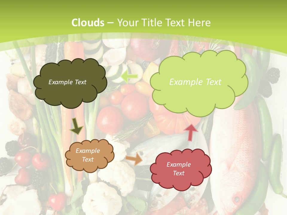 Shallots Health Closeup PowerPoint Template