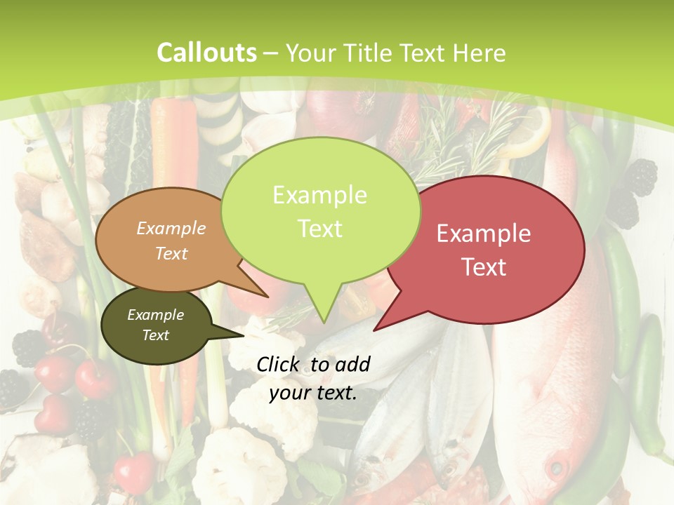 Shallots Health Closeup PowerPoint Template
