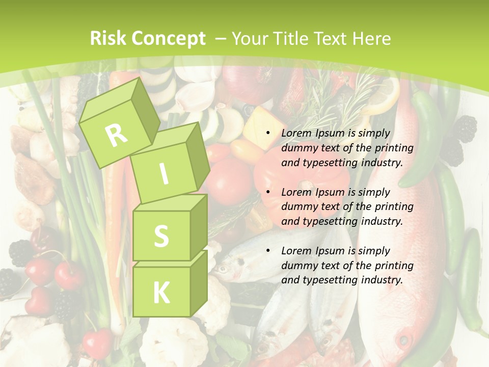 Shallots Health Closeup PowerPoint Template