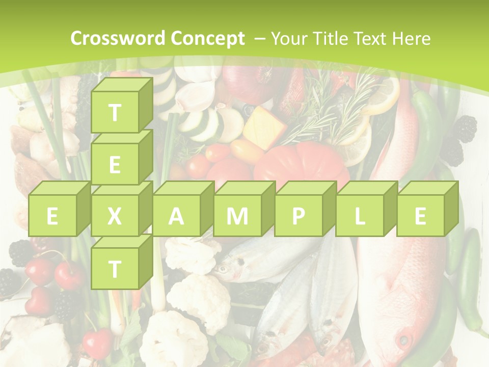 Shallots Health Closeup PowerPoint Template