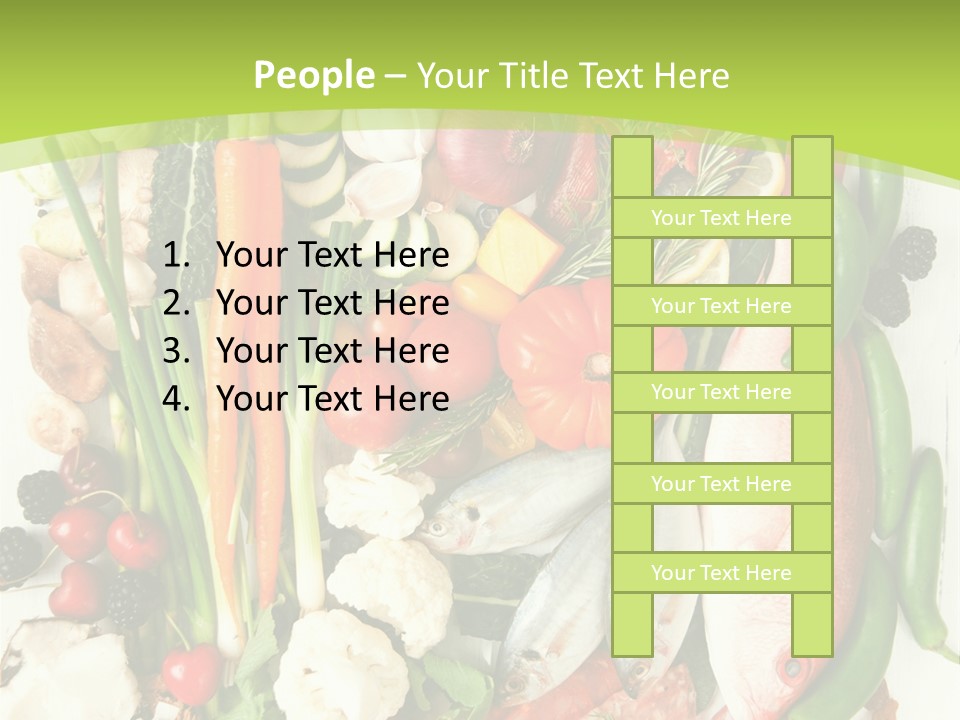 Shallots Health Closeup PowerPoint Template