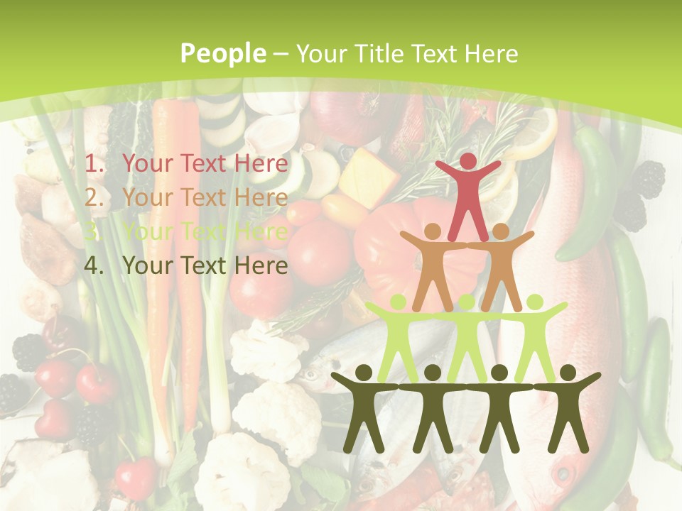 Shallots Health Closeup PowerPoint Template