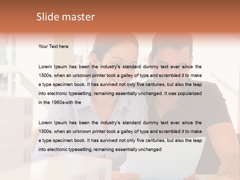 Mortgage Agent Model PowerPoint Template