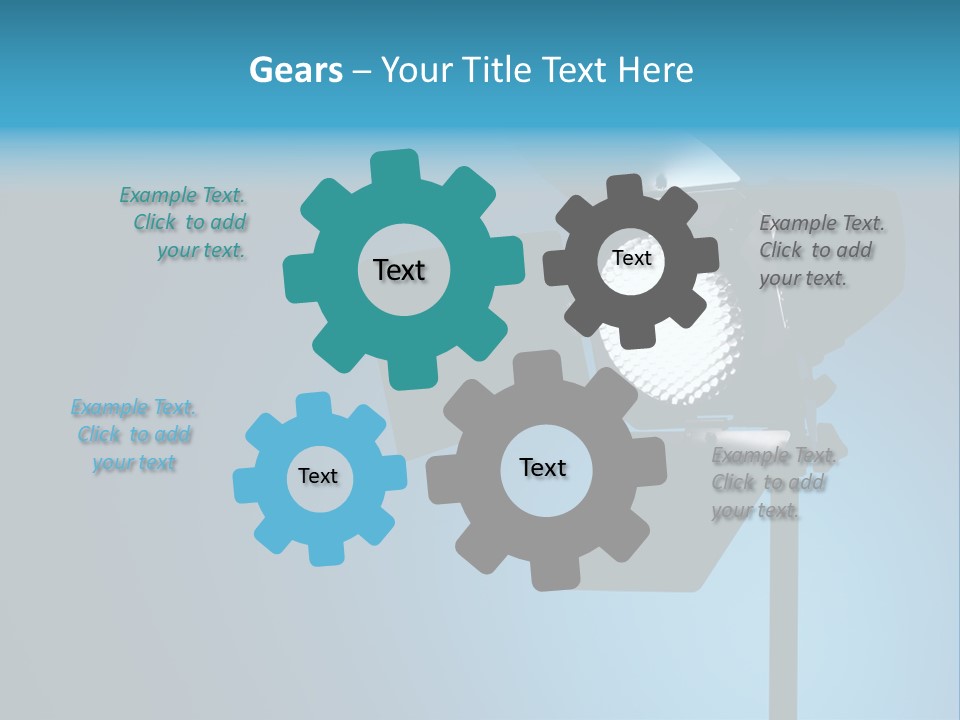 Professional White Barndoor PowerPoint Template