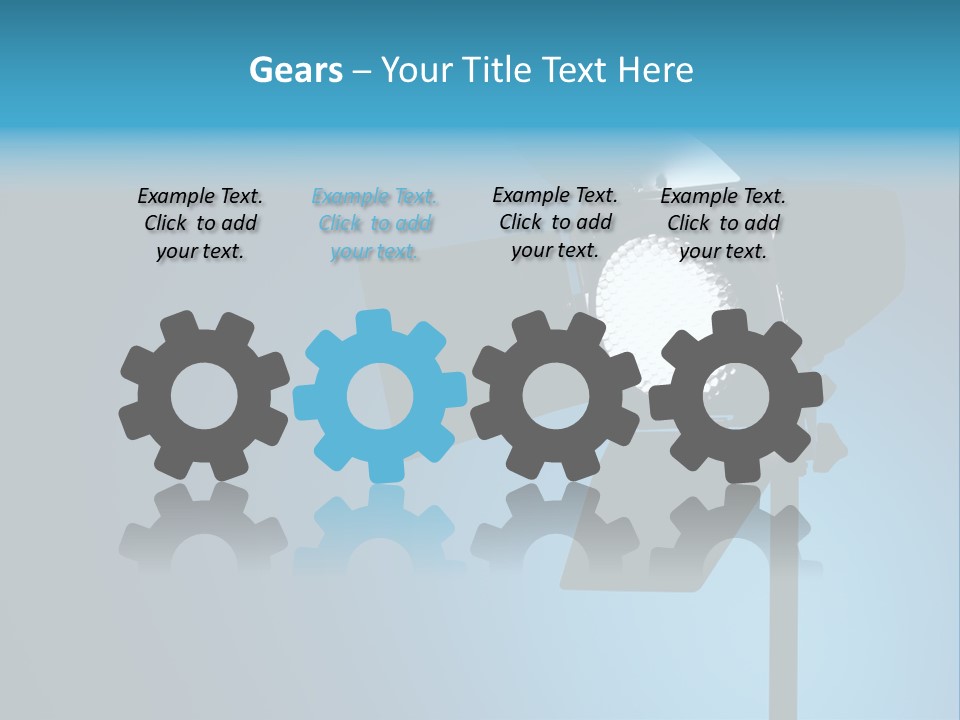 Professional White Barndoor PowerPoint Template