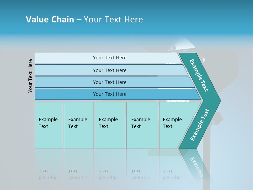 Professional White Barndoor PowerPoint Template