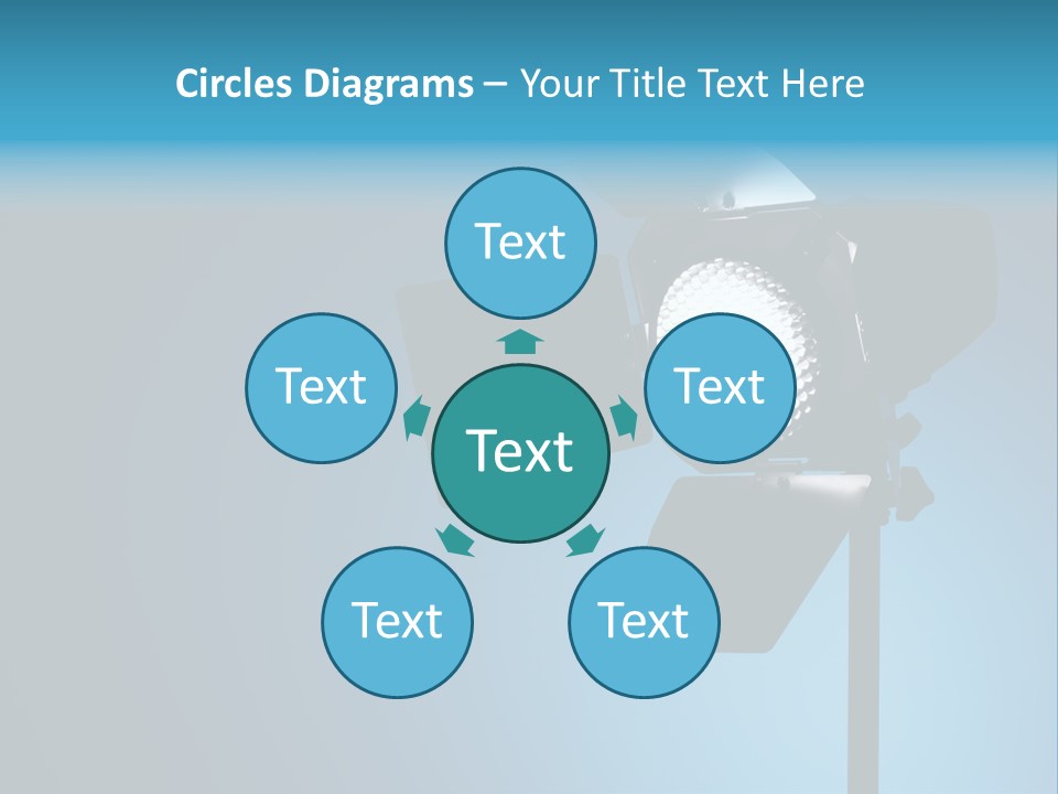 Professional White Barndoor PowerPoint Template