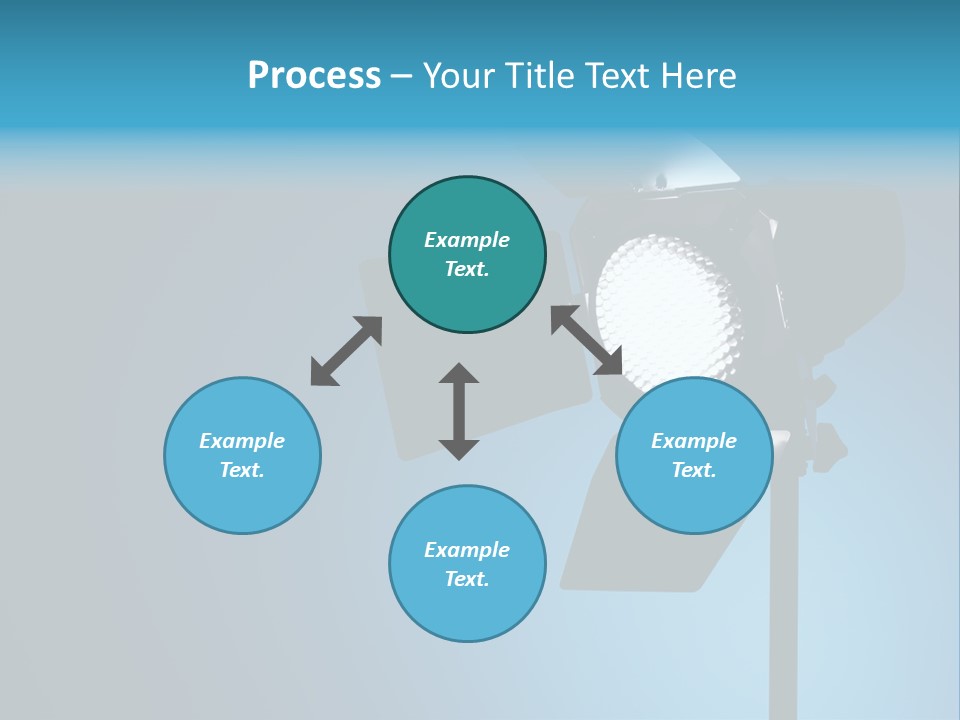 Professional White Barndoor PowerPoint Template
