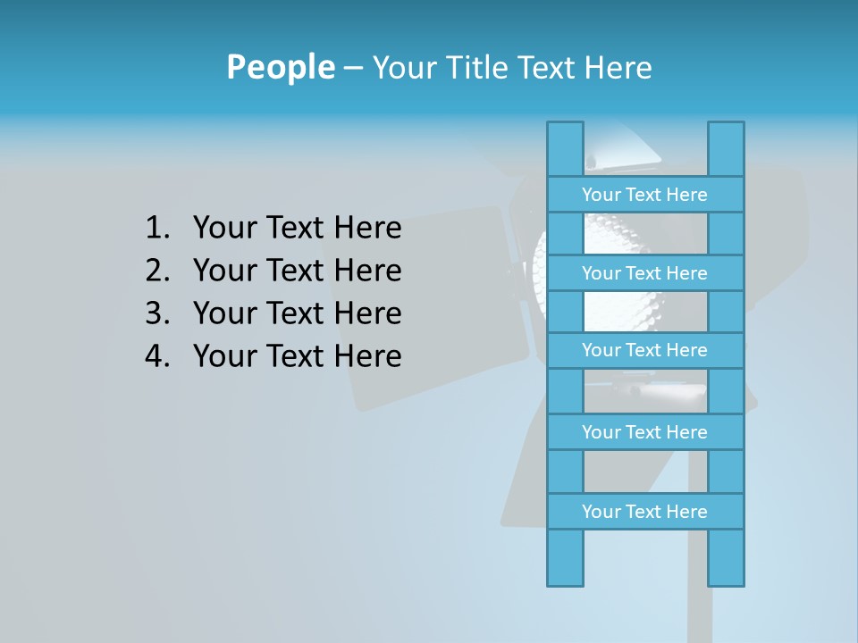 Professional White Barndoor PowerPoint Template