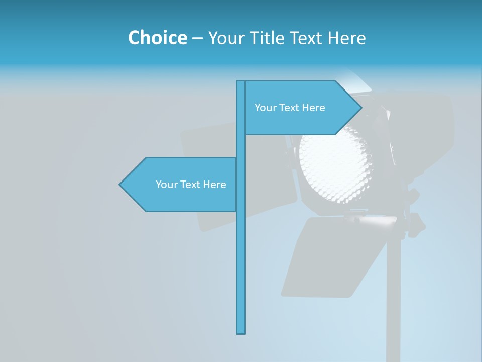 Professional White Barndoor PowerPoint Template
